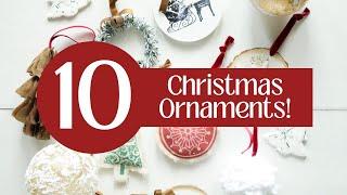 10 DIY Christmas Ornaments 2022!