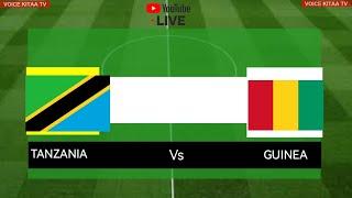 LIVE  NOW TANZANIA VS GUINEA AFCON 2025