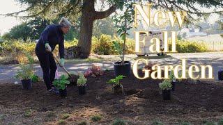 Planting A Magnolia Tree In a fall Inspired Garden // Start to Finish