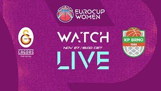 Galatasaray Cagdas Factoring v KP TANY Brno | Full Basketball Game | EuroCup Women 2024-25