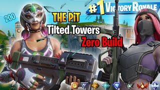 THE PIT TILTED TOWERS ZERO BUILD EPIC PICKS