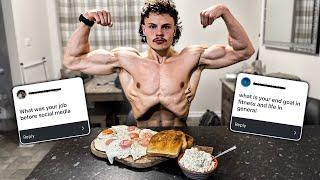 FULL DAY OF EATING TO BUILD MUSCLE + Q&A