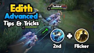 Advanced Tips & Tricks For Edith 2024 - Edith Guide | Mobile Legends