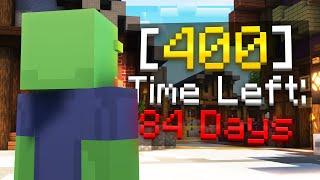 I Only Have 84 Days To Reach Level 400 | Hypixel Skyblock