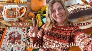 #VLOG60  Mes pulls & thés d'automne, lectures, peinture et nouveautés 