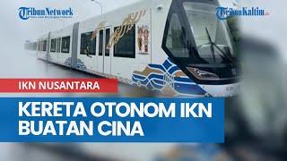 Penampakan Kereta Otonom IKN Buatan Cina, Bercorak Dayak dan Pohon Hayat, Uji Coba Dua Bulan