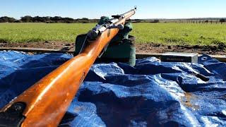 Day at the gun range shooting the Browning A-Bolt .308 & Mosin Nagant 91/30 (no commentary)
