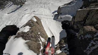 Granite Chief Cliff Skiing, Squaw Valley/Palisades Tahoe, 2/10/24