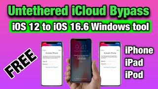 FREE Untethered iCloud Bypass Windows tool iOS 12 to iOS 16.6 | All In One iCloud Lock Unlock tool |