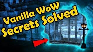 Vanilla WoW Secrets Solved, As Well as Other Facts About WoWs Early Design