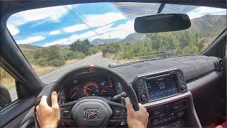 2020 Nissan GT-R Nismo POV Canyon Drive (3D Audio)(ASMR)