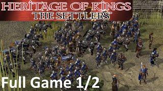 The Settlers 5: Heritage of Kings - Full Game / Full Campaign / Part 1/2 - No Commentary Gameplay