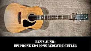 Oddity Archive: Episode 287.1 – Ben’s Junk: Epiphone ED-100NS Acoustic Guitar