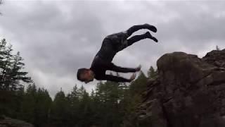 Cliff Diving at 3 Pools Oregon in October!!! (Wetsuits & Flips)