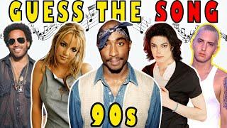 GUESS THE SONG 90s | MOST POPULAR SONGS IN THE 90s | MUSIC QUIZ