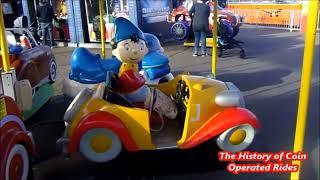 1990s BAFCO Coin Operated Car Kiddie Ride - Noddy