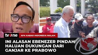 Blak-blakan! Alasan Immanuel Ebenezer Migrasi Politik dari Ganjar ke Prabowo | AKIM tvOne