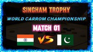 India vs pakistan match 01 singham trophy world carrom championship |   vs  Miracle match