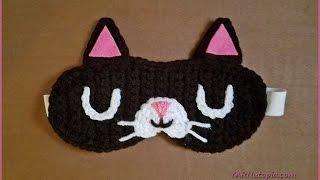 Crochet Tutorial: Feline Rested Sleep Mask