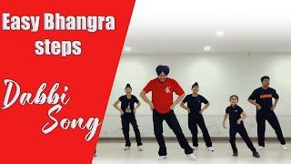 Easy bhangra steps on Dabbi Song Amrinder gill | Punjabi bhangra video tutorial ​⁠@BhangraZone7