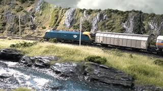 Realistic water effect tutorial - Model railroad - The final scene