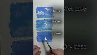 3 ways to paint clouds in acrylics