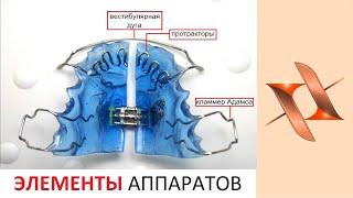 Элементы и устройство аппаратов. Ортодонтия.