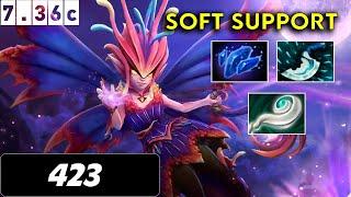 423 Dark Willow Soft Support - Dota 2 Patch 7.36c Pro Pub Gameplay