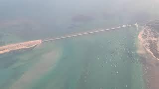 #Ram Sethu# Toward Srilankan boundary !! Helicopter View️