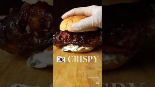 Easiest Korean Fried Chicken Sandwich #shorts @JoshuaWeissman