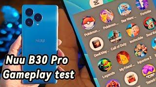 Nuu B30 Pro gameplay test and review #nuumobile