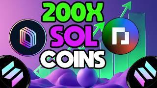 TOP 5 SOLANA CRYPTO ALTCOINS TO 200X BY 2025 (BULL RUN INCOMING!)