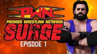 WWE 2K24 - Premier Wrestling Network Episode 1: SURGE #1 - CAW Universe Mode