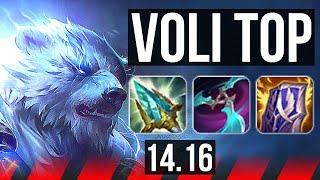 VOLIBEAR vs UDYR (TOP) | 65% winrate, Dominating | EUW Grandmaster | 14.16