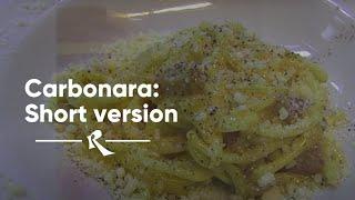 How to make carbonara, short version