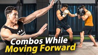 STOP DOING STATIONARY PADWORK & LEARN TO THROW COMBOS WHILE MOVING FORWARD | BAZOOKATRAINING.COM