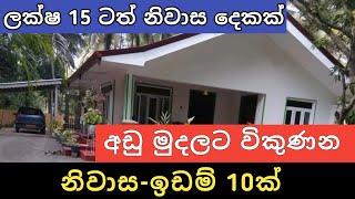 පට්ට අඩුවට ඉඩම් නිවාස 10ක් | Aduwata idam gewal | House for sale | Land sell | Ikman selling | 2024