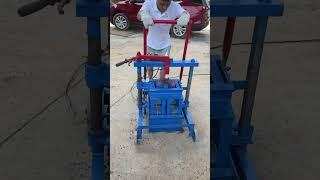 block machine with diesel engine block and brick making machine