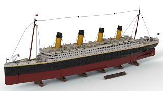 Lego 10294 Titanic Speed Build Studio Bricklink LDD by PLegoBB