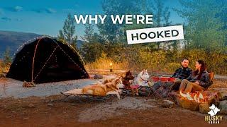 Camping With Dogs In The Wilderness | HUSKY SQUAD