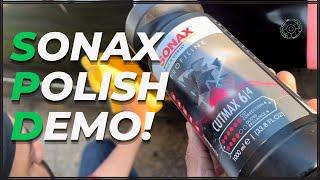 Using SONAX Profiline Cutmax Polish w/ a Black Car! (Quick & Easy)