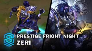 Prestige Fright Night Zeri Skin Spotlight - Pre-Release - PBE Preview - League of Legends