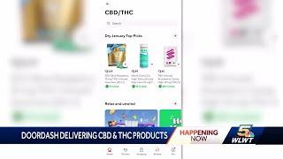 Intoxicating hemp-derived products now available for delivery via DoorDash in Ohio