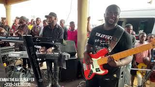 GROOVEBest Ghanaian Funeral Live band Jam||EMMA ON BASS||GOOD SOUNDS|| Enjoy!