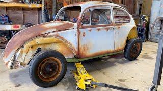 1965 VW Beetle Restoration - Heater Channel Fit & Weld