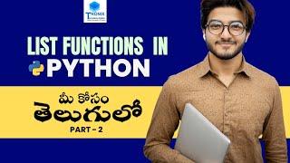 Easy tips to learn List functions in Python Part 2 || Best Python full stack training in Hyderabad