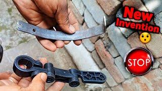 How To Make Bicycle Back Mudguard Clamp Modified | इसको बना डाला तो Life झींगा लाला - New Invention