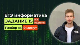 Задание 15. ЕГЭ Информатика 2024. Новый разбор за 9 минут! Логические выражения