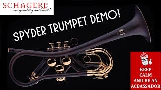 Schagerl Spyder Trumpet Demonstration at Austin Custom Brass - Show and Tell with Trent Austin