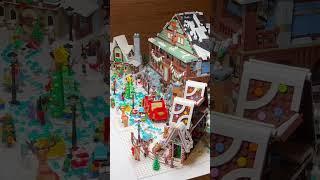 Обзор коллекции лего Самоделок: Новогодняя деревня / Lego MOC: Santa's House. Christmas Village